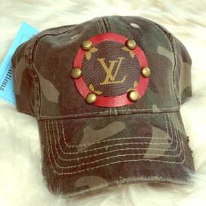 Upcycled Authentic Louis Vuitton cap